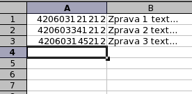 sms z csv excel