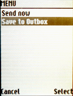 j2me sms midlet sending